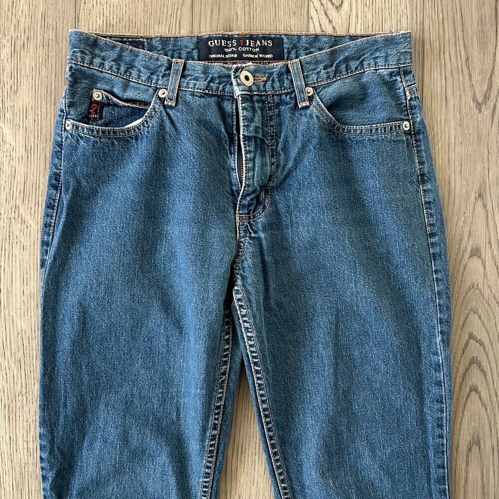 Vintage GUESS USA Jeans Style 11135 Cut 53032 Men’s 28 Bootcut Made USA